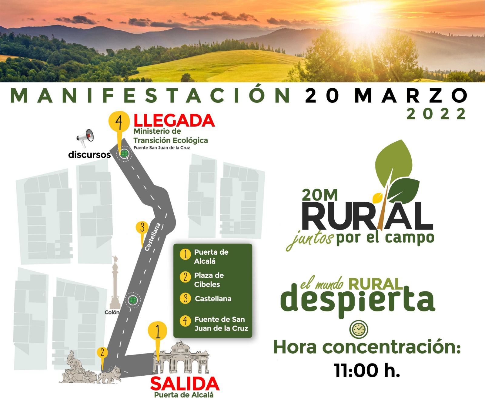 Manifestación Mundo Rural 2022